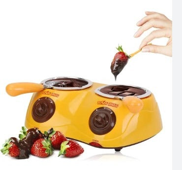 🍫 FUNDIDORA DE CHOCOLATE 2 PUESTOS – ONE TECH 🍫